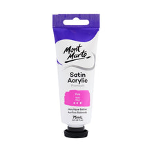 Load image into Gallery viewer, Satin Acrylic Paint Premium 75ml (2.5 US fl.oz) Tube - Pink