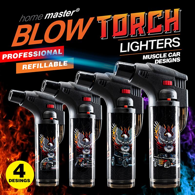 Lighter Gas Blow Torch Refillable - Muscle Car Designs