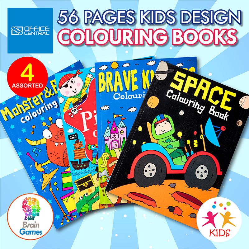 Book Colouring Boys Design 270mm x 197mm 56pg