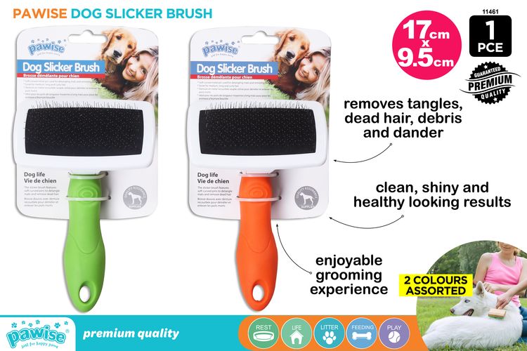 1pc Pawise Dog Slicker Brush 2Asst