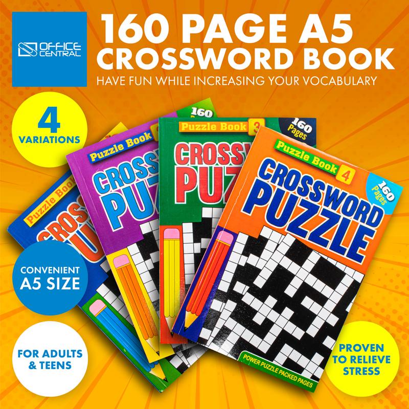 Book Crossword 160pg A5