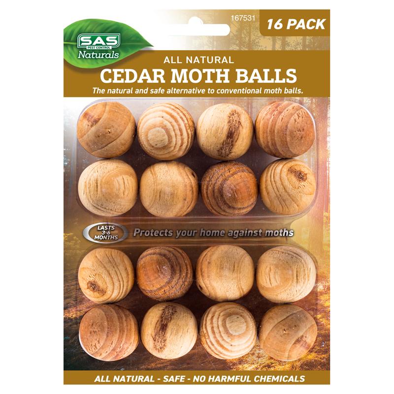 Mothballs Natural Cedar 16pk