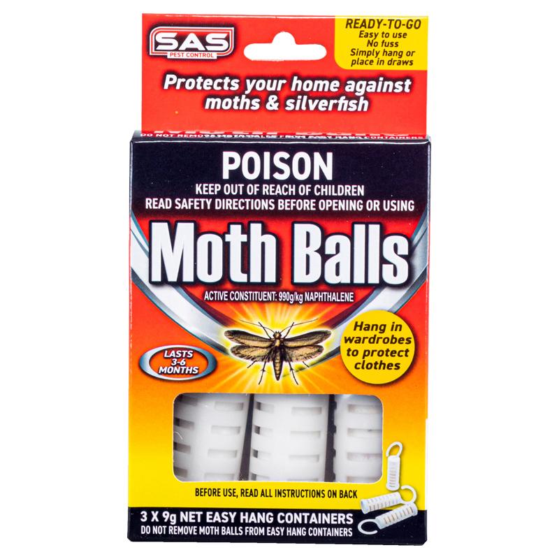 Mothballs SAS Hanging Cylinder 27g (3x9g) 3pk