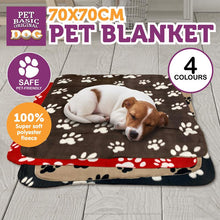 Load image into Gallery viewer, Dog Throw Blanket 70x70cm 180g
