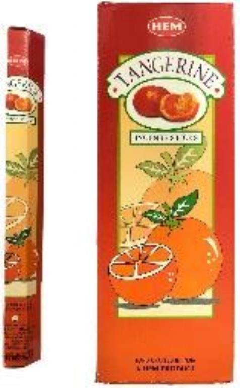 HEM HEXAGON COCO TANGERINE incense sticks 20 sticks in a box