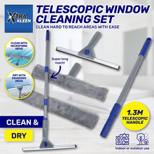 Load image into Gallery viewer, Window Squeegee &amp; Washer With Telescopic Pole 5pc Pro Set
