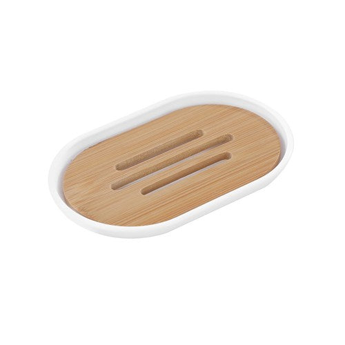 BANO SOAP DISH 13.5X13.5X1.5CM BAMBOO BASE