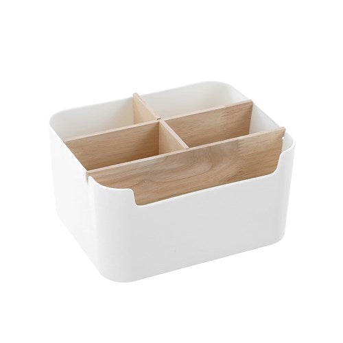 BANO ORGANISER 5 SECTION BAMBOO INSERTS 18.5X14X9.5CM