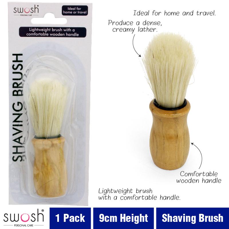 Shaving Brush with Wooden Handle