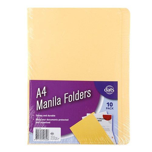 Folder Manila A4 Pk10