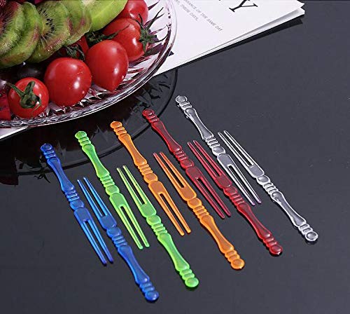 Disposable Party Plastic Fruit Fork 50pk