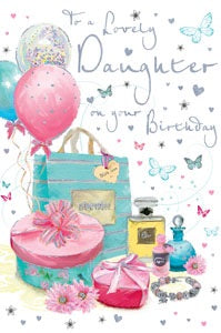 CARD ELEGANCE BIRTHDAY DAUGHTER GEN BINE1128