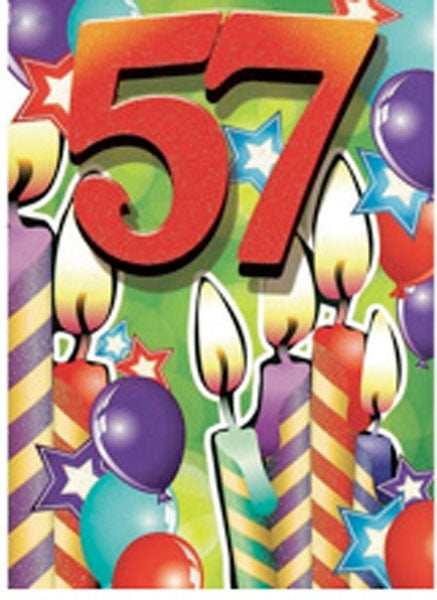 CARD PARTYAGE BD AGE 57 G