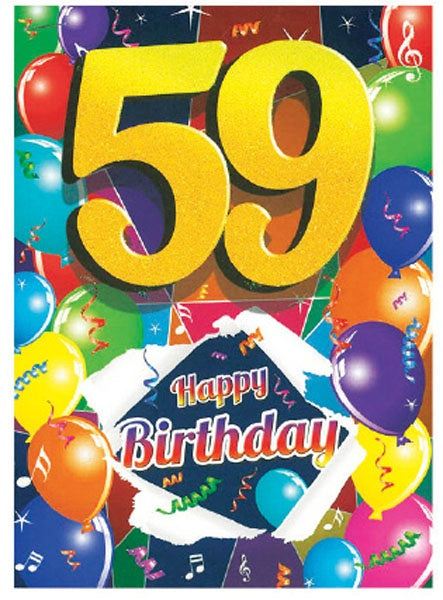 CARD PARTYAGE BD AGE 59 G