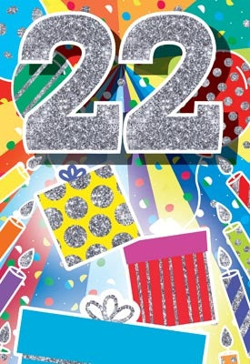 CARD PARTYAGE BD AGE 22 G