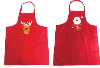 Christmas CHILDRENS APRON 2 ASSORT