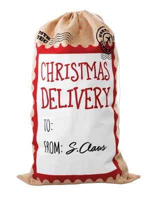 XMAS DELIVERY SACK 48X82cm