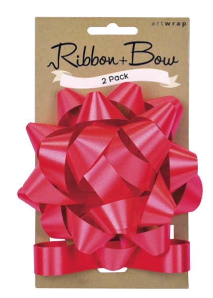 RIBB & BOW STAR RED