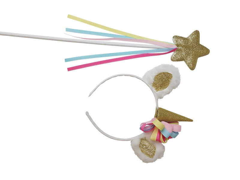 HEADBAND WAND UNICORN 2PK