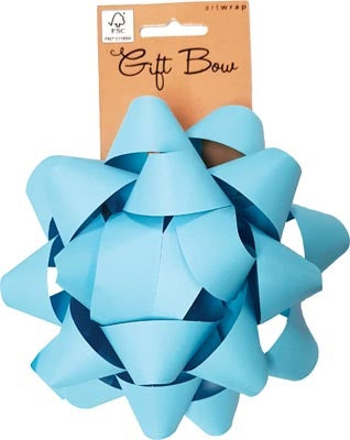 PAPER BOW LARGE STAR BLUE