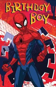 CARD WG BIRTHDAY SPIDERMAN JUV MALE MAR27294