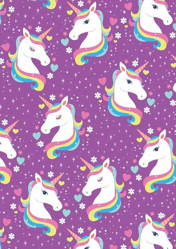 WRAP FLD UNICORN RAINBOW