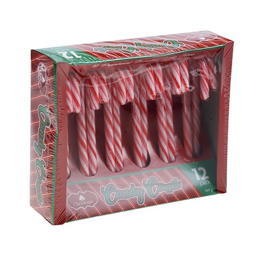 Candy Cane 12g Xmas 12pk