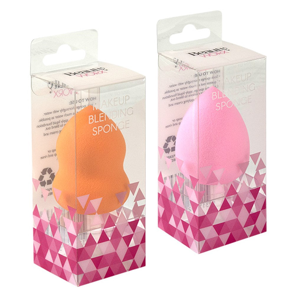 Sponge Makeup Blender 2 Asstd  40x60mm