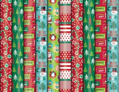 FSC MIX RWRAP XMAS 3MX990MM VALUE TALL