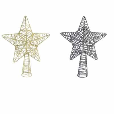 XMAS TREE TPPR WIRE STAR