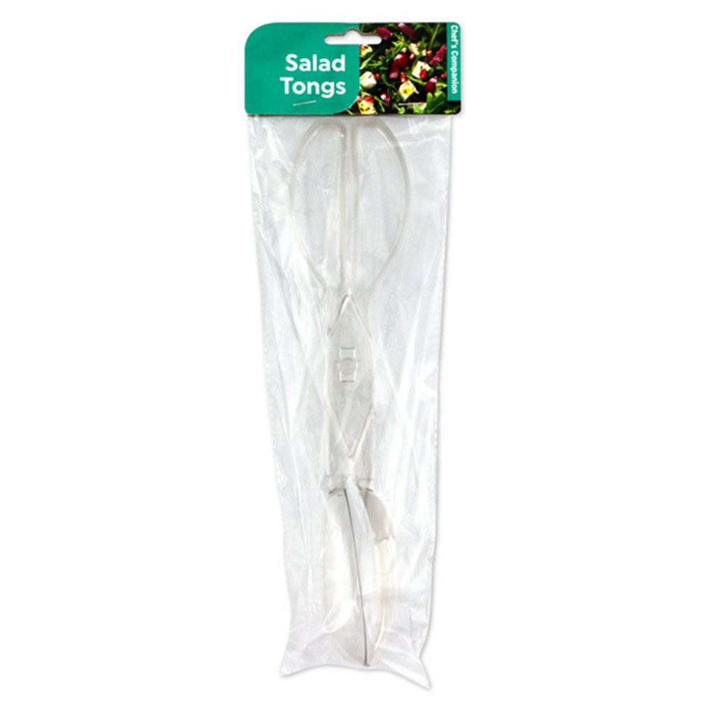 Salad Tongs Detachable Clear Plastic 7inch 28cm