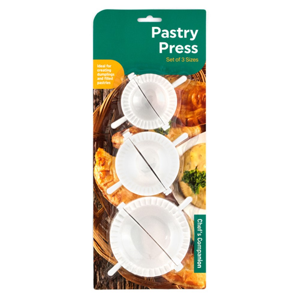 Press Dumpling Plastic Set of 3-6.8cm 7.8cm 9cm