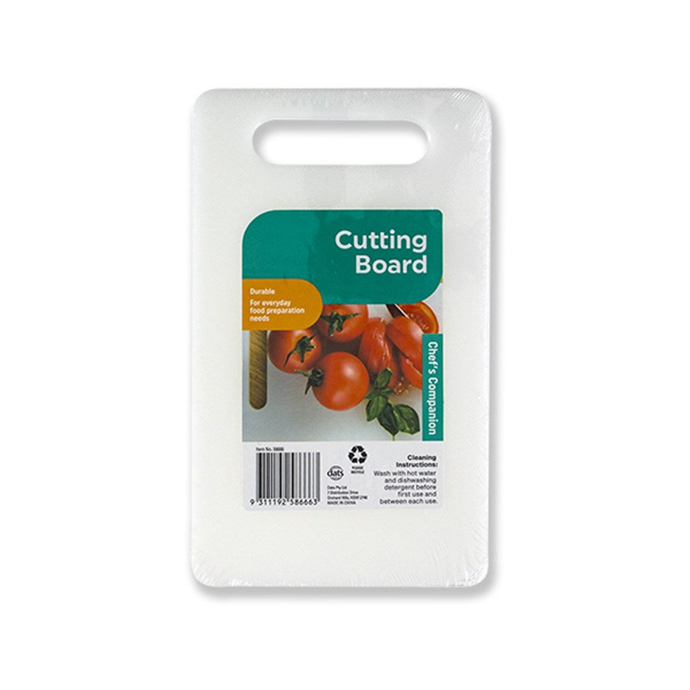 Cutting Board Plastic White 25x15x0.5cm