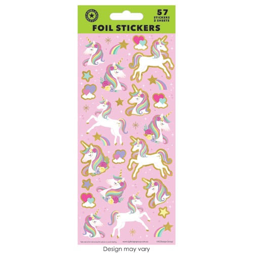 STICKER SHEET UNICORNS