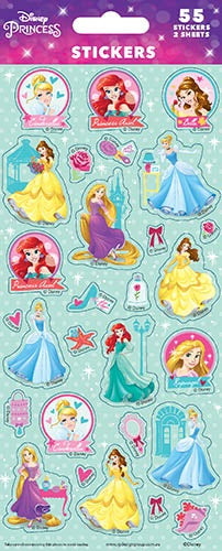 STICKER SHEET DISNEY PRINCESS