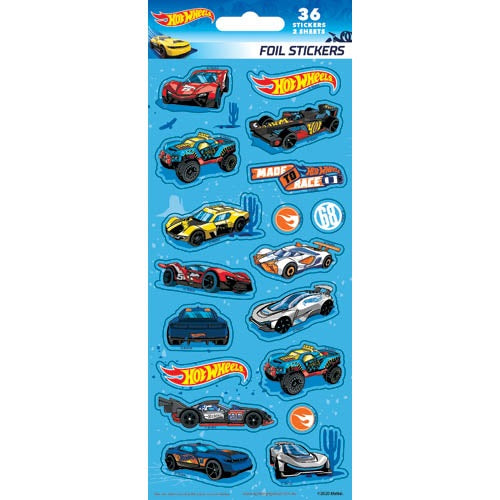 STICKER SHEET HOT WHEELS