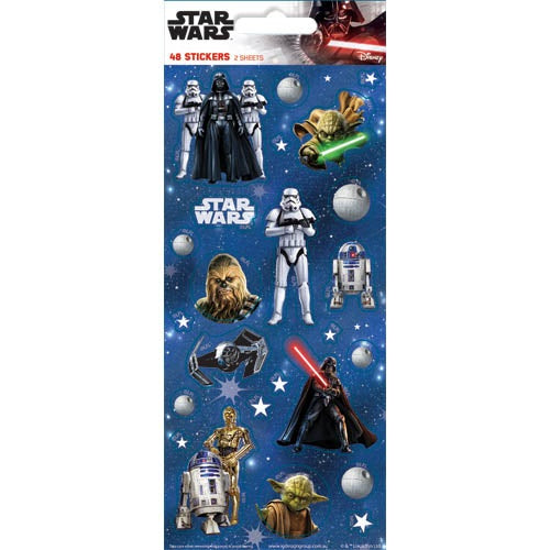 STICKER SHEET STAR WARS CLASSIC