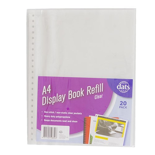 Display Book Refill A4 20pk