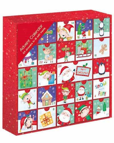 XMAS CARD ADVENT BOX