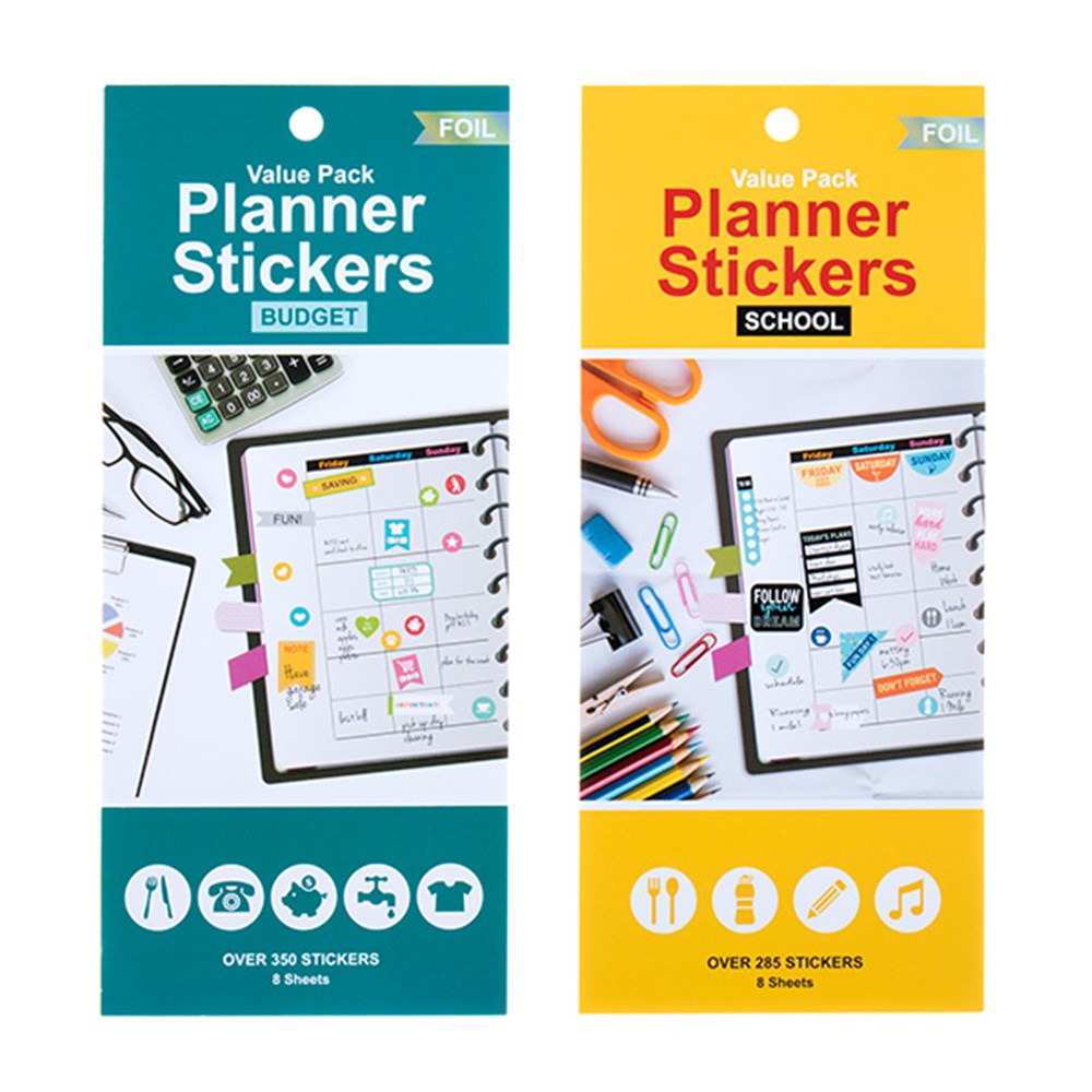 Stickers Planner Booklet 285pc+ 2 Asstd Designs