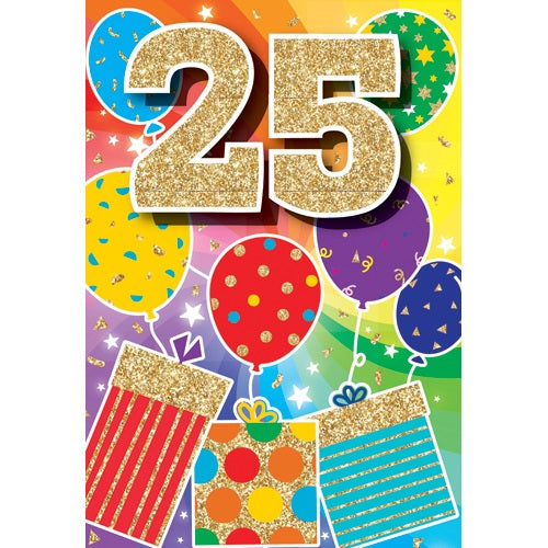 CARD PARTYAGE BD AGE 25 G