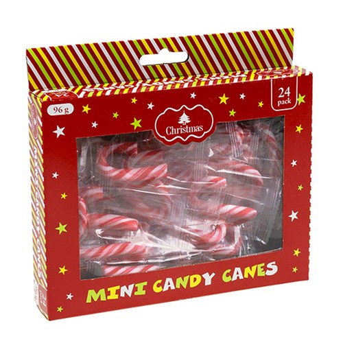 Candy Cane Mini 4g Xmas 24pk