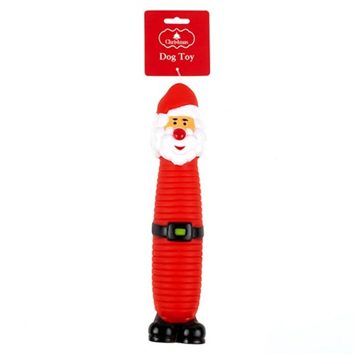 Dog Toy Xmas Squeaky Santa L29cm