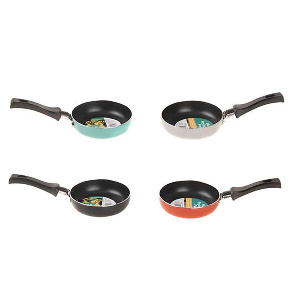 Frying Pan Mini 4 Asst Cols 24x12x3.5cm