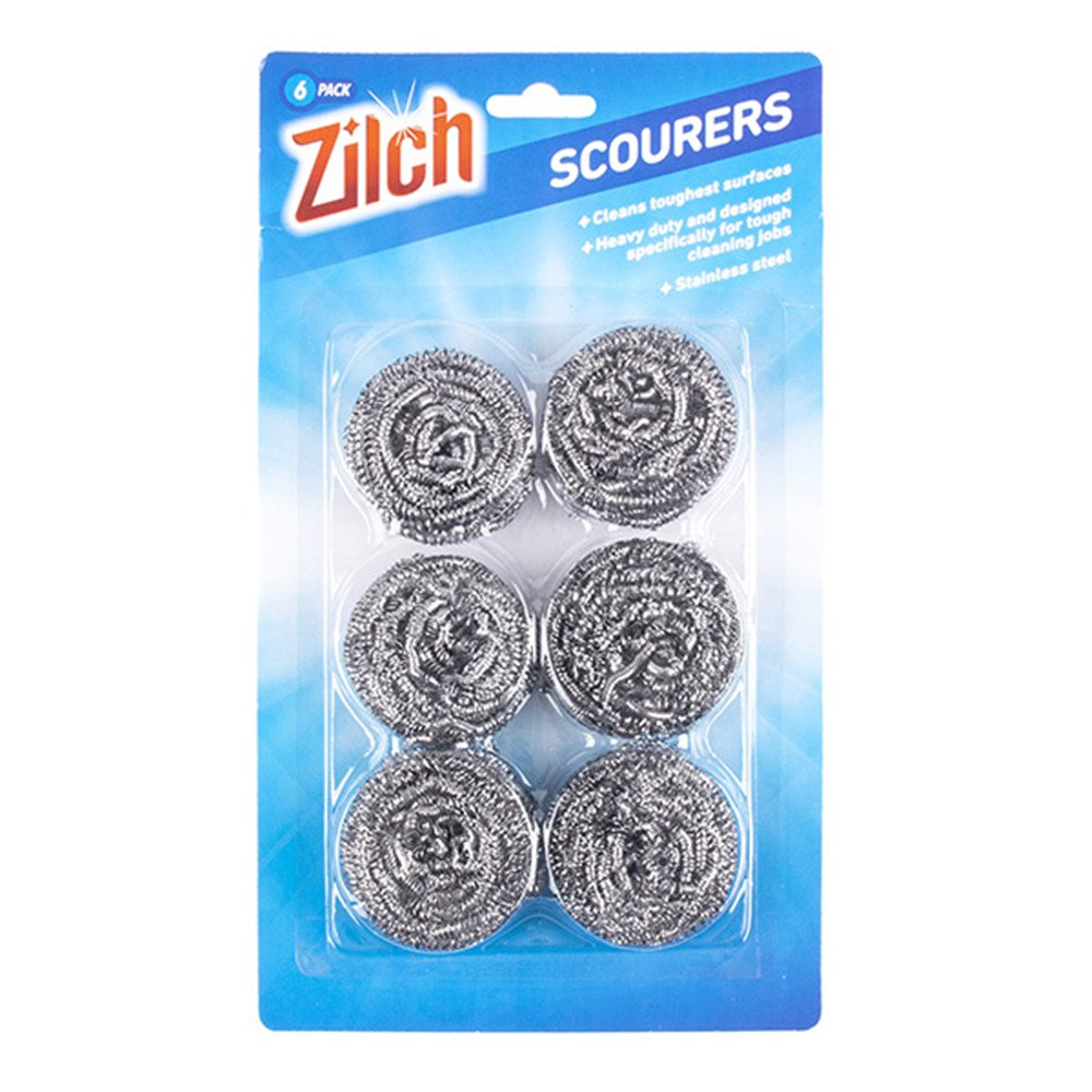 Stainless Steel Scourer 6pk