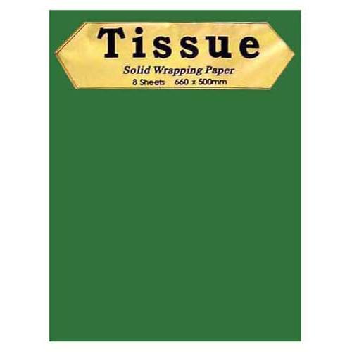 GREEN TISSUE WRAP PK10