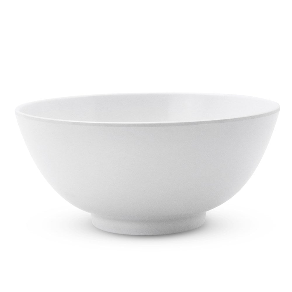 MELAMINE ROUND SERVING BOWL 17.5CM WHITE