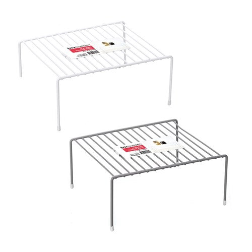 WIRE ELEVATED STORAGE RACK 31X26X13.5CM 2 ASSTD