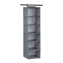 Load image into Gallery viewer, MODE HANGING WARDROBE STORAGE 30X30X115CM 2 ASSTD 6 TIER
