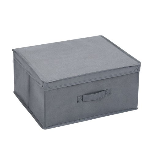 MODE SQUARE STORAGE BOX W/LID 28L 41X35X20CM 2 ASSTD